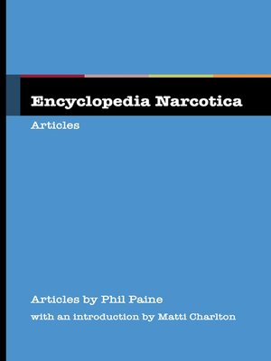 cover image of Encyclopedia Narcotica